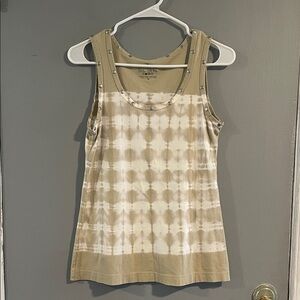 Neon Buddha Beige Tie-Dye Tank Top Size‎ XS